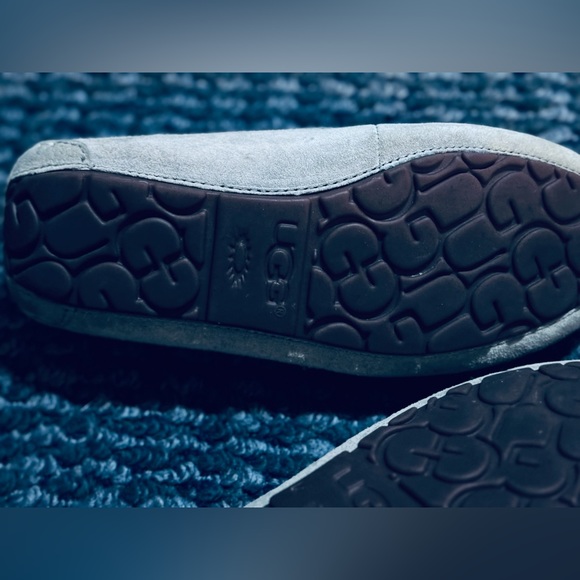 New UGGS Ansley Light Grey Slipper/Moccasins - Picture 8 of 14